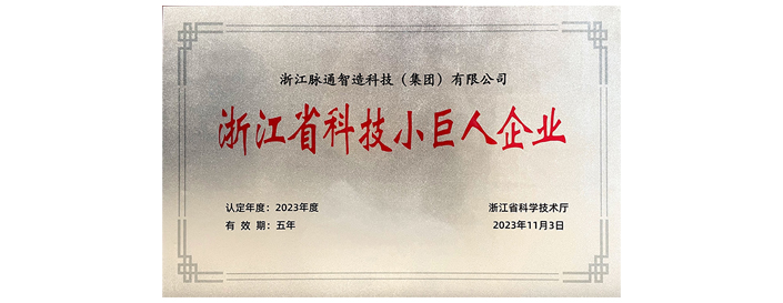 [Maitong News] Maitong Intelligent Manufacturing™ var viðurkennt sem lítið tæknirisafyrirtæki í Zhejiang héraði